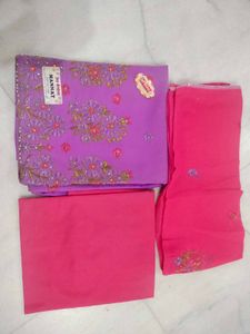 Beautiful Purple Kurta Set with Dupatta