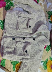 beige wool jacket