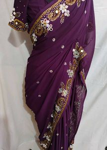 original mirror 😍🪞 work saree high quality 💯🔥