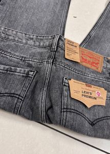 Grey Wash Wide Leg Jeans