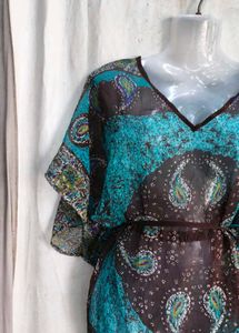 Bohemian Kaftan Tunic Top
