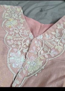Beautiful organza Floral Print Saree with blouse