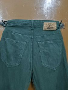 Green Denim Jeans