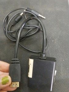 HD Conversion Cable with VGA + Audio Out