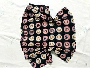 Black Printed Top with Funky Design