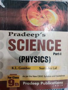 Pradeep Science Books Class 9th
