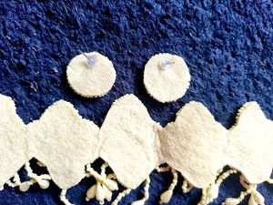 White Handmade Neckset