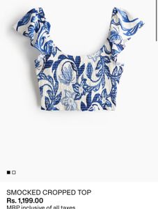 Floral H&M Crop Top