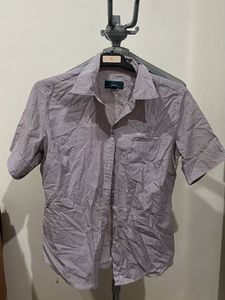 Women Striped Short-Sleeve Shirt