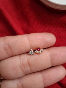 beautiful new Nose Pins - Set of Two
