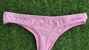 Pink Thong Underwear