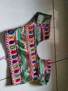 Vibrant Embroidered Ethnic Skirt
