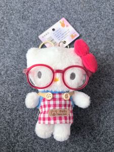 Hello Kitty Plush Toy with Glasses