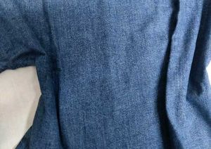 Mango Denim Bell Sleeves Top
