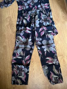 Floral Print Pants & Top Set