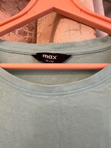 🛍️🛍️Trendy Skyblue Regular T-shirt- Bust- 36/34