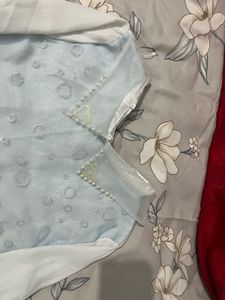 Elegant White Sheer Top