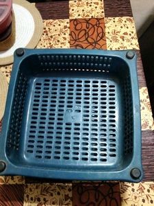 Blue Plastic Storage Baskets