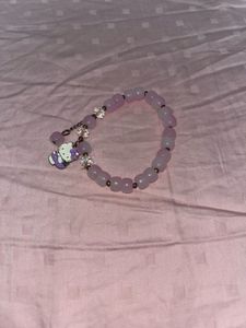 Hello Kitty Beaded Bracelet Pink