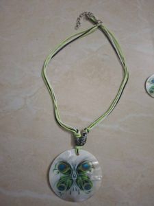 Jewelry Set - peacock themed
