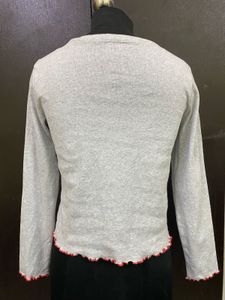 Tommy Hilfiger Ribbed Long Sleeve Crop Top