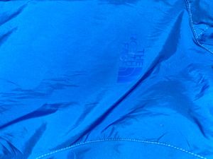 Blue Hooded Rain Jacket with Gloves