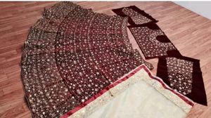 🔥New Wedding lehanga 💕💯 heavy  Merrar Wark