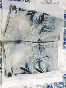 Denim Hot pants for Girls