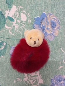 Cute Teddy Bear Scrunchie