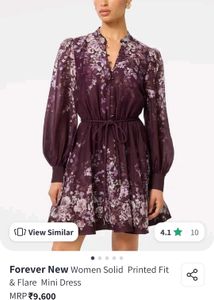 MAROON FLORAL DRESS 🙃