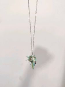 Siren Blue Seashell Necklace