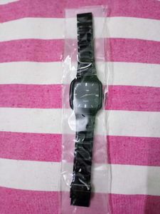 Elegant Black Quartz Watch