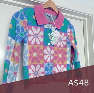 korean style Ganda knit joy cardigan