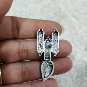 Silver look alike earing