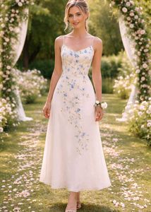 Elegant Floral Print Slip Dress