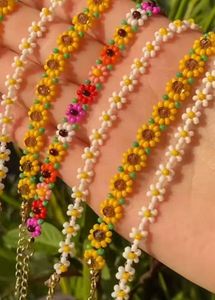 Daisy Beaded Bracelet- Pack Of 3