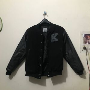 Baseball Black Varsity Jacket