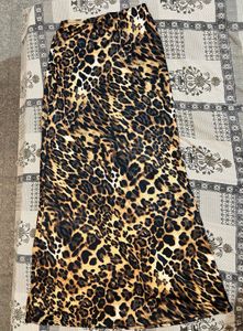 Stylish Leopard Print Maxi Skirt