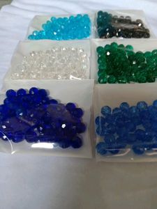 Crystal 8mm Beads Six Peket