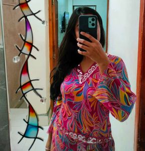 Pink Short Kurti