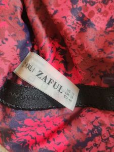 ZAFUL Trendy Snake Print Cropped Top