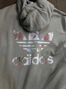 Adidas-OG-Pineapple Tropical Print Zip-Up.