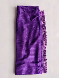 Vibrant Purple Textured Saree