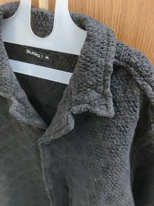 Cozy Textured Black shirt