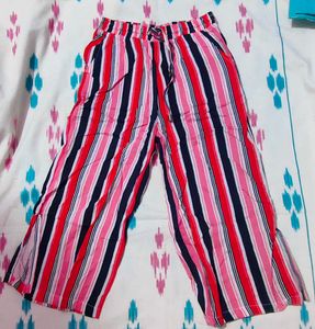 8,9,10,11,12 years Girls Striped Palazzo Pants