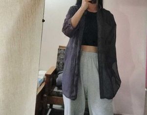 Chiffon Mesh Shirt