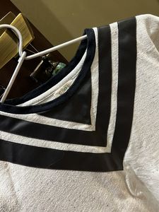 Full Sleeves Top with Leather Detailing