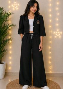 Chic Black Co-ord Set