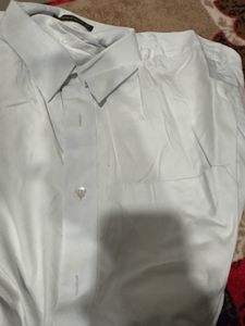 Louis Philippe White Formal Shirt New
