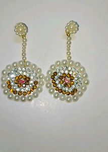 Earnings Round unique jarkan Moti shape 2 set
